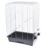 INTER-ZOO Pet Products Клетка за птици НИНА хром - 54 x 34 x 75 см ЧЕРНА