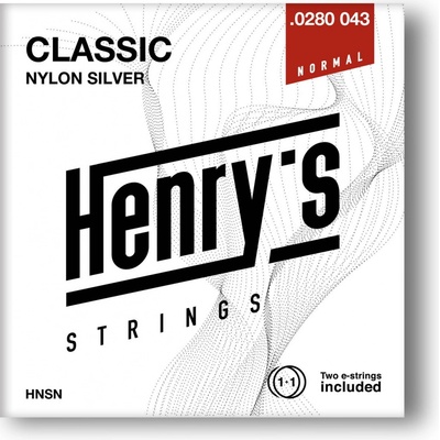 Henry´s CLASSIC Silver Nylon NORMAL .0280 043