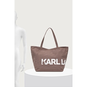 KARL LAGERFELD чанта tote дамска от памук K/ESSENTIAL (A1W50060)