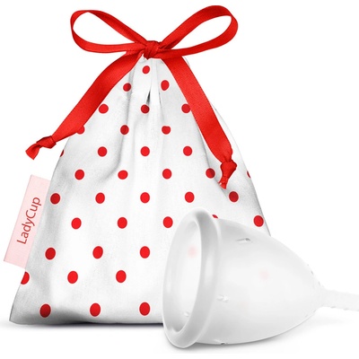 LadyCup menstruační kalíšek transparent L