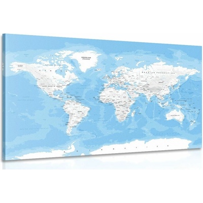 Obraz stylová mapa světa - 150x100