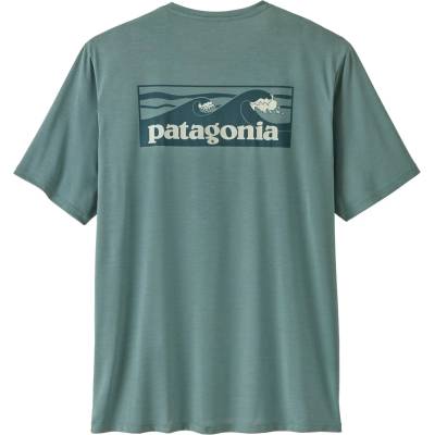 Patagonia Мъжка спортна тениска Patagonia Cap Cool Daily Shirt Boardshort Logo Sport shirt - Blue Sage / Light Blue Sage X-Dye (216-7988-0112)