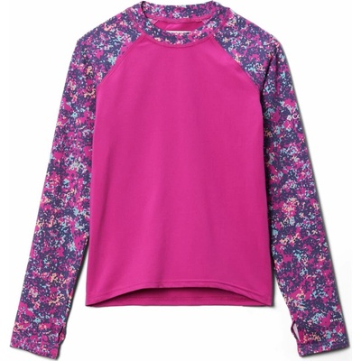 Columbia Sandy Shores Printed LS Sunguard Wild Fuchsia Wild Fuchsia Dotty Disguis
