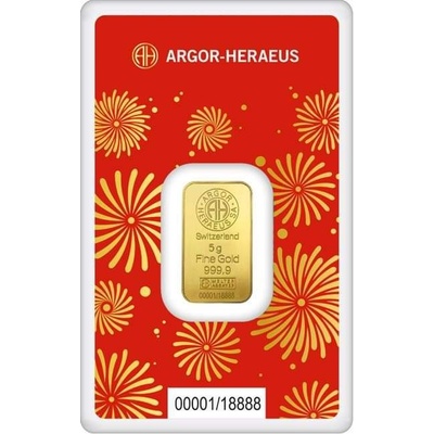 Argor-Heraeus Zlatý slitek Had 2025 5 g