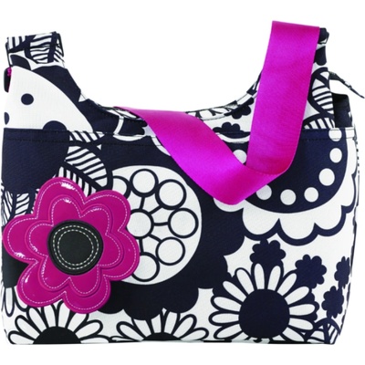 Cosatto Чанта Cosatto - Monobloom, черно-бяла (NEW023837)