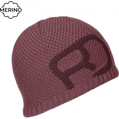 Ortovox čepice Rock'n'Wool Beanie Mountain rose