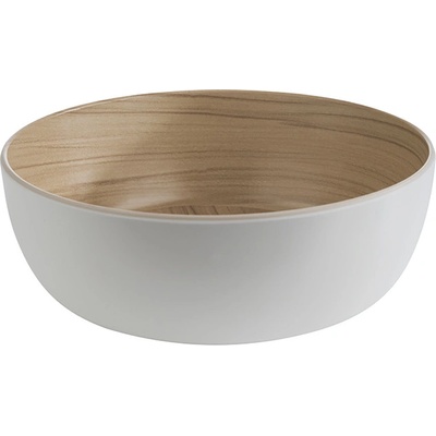 APS 84932 Melaminová mísa bílá hnědá 1,8 l 215 x 75 mm