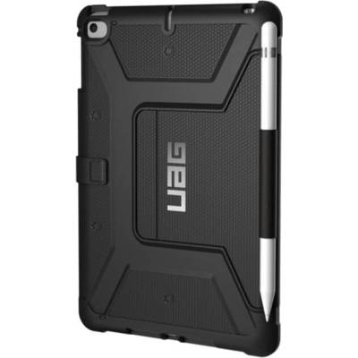 Urban Armor Gear Gear Metropolis Folio Case - удароустойчив хибриден кейс от най-висок клас за iPad Mini 5 (2019) (черен)
