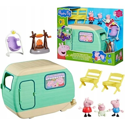 Hasbro Prasátko Pepa Kempingový přívěs tří prasátek + 3 figurky G2201