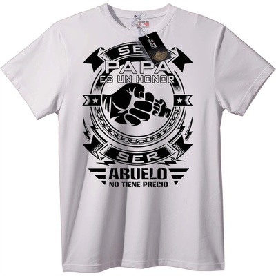 NOONEBRAND Тениска Баща и дядо - Почит - 4XL, Black
