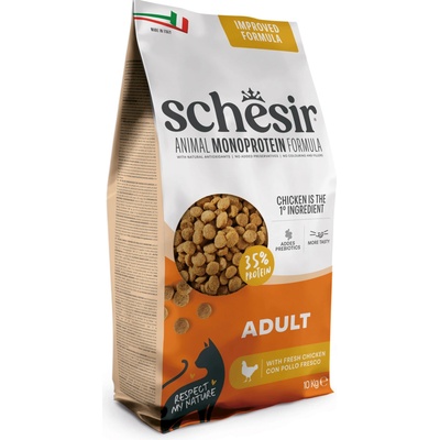 Schesir Adult Monoprotein s kuracím 2 x 10 kg