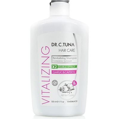 Farmasi Dr. C. Tuna Garlic & Capixyl obnovující šampon pro jemné a poškozené vlasy 500 ml