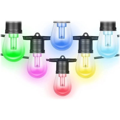 IMMAX NEO LITE SMART venkovní dekorační řetěz girlanda 15W Wi-Fi RGB+CCT IP65 TUYA 15m 07900L
