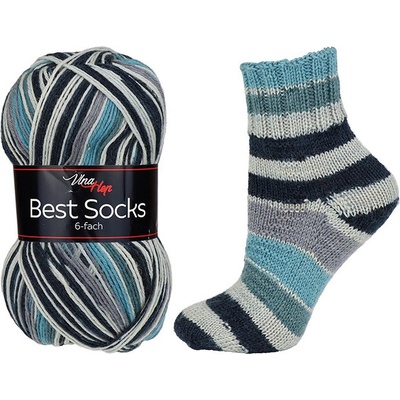 Vlna Hep Příze Best Socks 6-fach, 7365