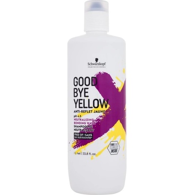 Schwarzkopf Goodbye Yellow pH 4.5 Neutralizing Wash от Schwarzkopf Professional за Жени Шампоан 1000мл