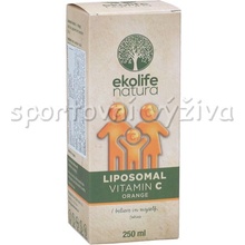 Liposomal Vitamin C 500 mg 250 ml Pomeranč Ekolife Natura