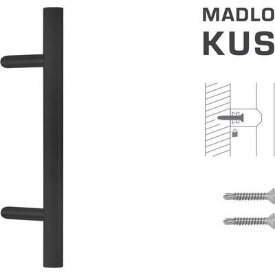 FT - MADLO kód K10 Ø 35 mm ST ks Rozteč madla: 700 mm, Dĺžka: 1000 mm, Rozmer profilu madla: Ø 35 mm