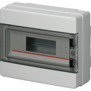 Elettrocanali Ec620 ТАБЛО ЗА ОТКРИТ МОНТАЖ 12 МОДУЛА (1Х12) ip65 СИВ (ec62012e)