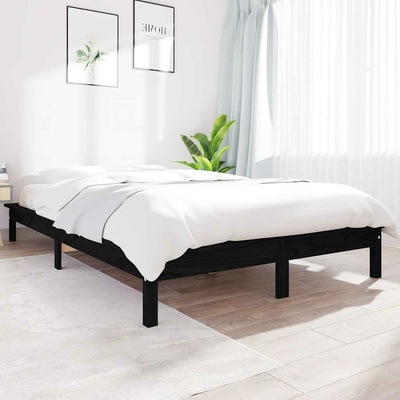 Nábytek XL 820550 Rám postele černý masivní borovice