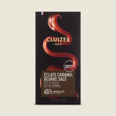 Michel Cluizel Lait Éclats Caramel Beurre Sale 45% 100 g