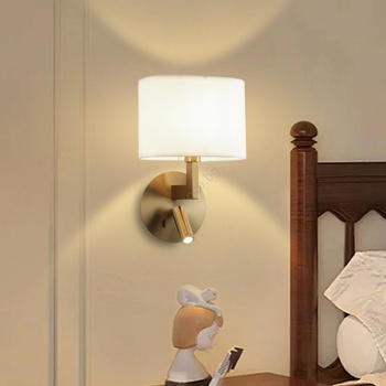 Brilagi - LED Аплик DAYA 1xE14/40W/230V + LED/3W кремав/златист (BG1947)