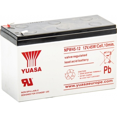 YUASA NPW45-12 12V 7,5Ah – Zboží Mobilmania