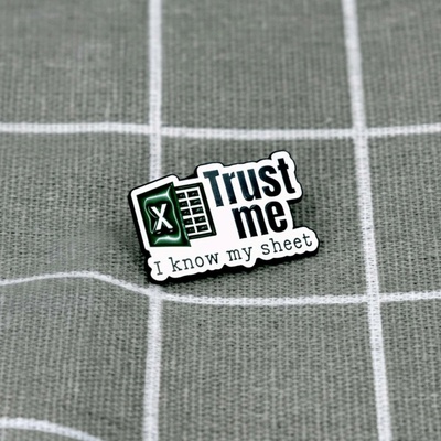 Pinarna Excel Trust me I know my sheet Věř mi, znám svou tabulku