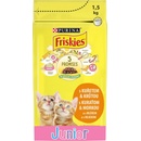 Friskies Cat Junior s kuřetem krůtou mlékem a se zeleninou 1,5 kg