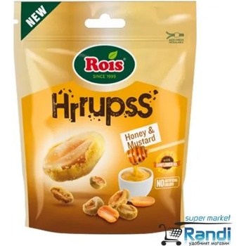 Image 1 of Rois Фъстъци Hrrupss мед и горчица 60гр. Rois
