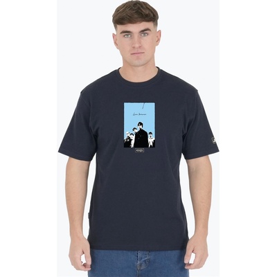 Peaceful Hooligan Тениска Peaceful Hooligan Men's Peaceful Live Forever Regular Fit T-Shirt - Navy