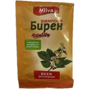 Milva šampón pivné droždie 12 ml