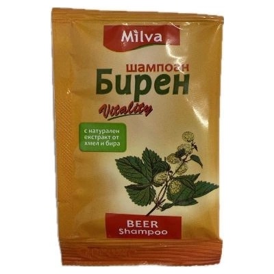 Milva šampón pivné droždie 12 ml