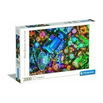 Clementoni Puzzle HQ Zimowa kraina czarów w Londynie 2000 elementów (32084)