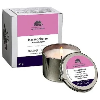 PINO Масажна свещ Лавандула - Слез, 60 г