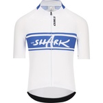 Q36.5 Мъжка фланелка с къс ръкав за колоездене Q36.5 Gregarius Pro Nibali Ocean Jersey Cycling jersey - White (056-3879-0212)