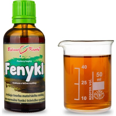 Bylinné kapky Fenikel bylinné kvapky tinktúra 50 ml