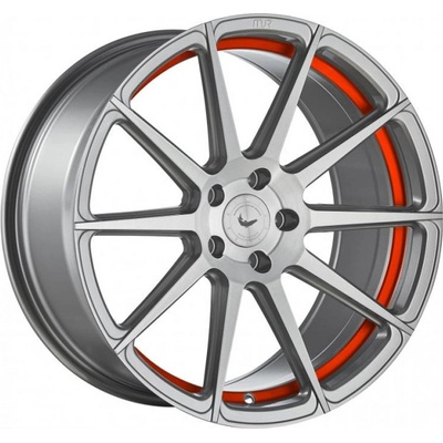 Barracuda Project TWO 8,5x19 5x120 ET37 silver trim red
