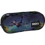 BackUP Овален ученически несесер BackUp A - Weightlessness, 1 цип (93090)