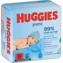 Vlhčené obrúsky HUGGIES Vlhčené obrúsky Pure Triplo 3 x 56 ks