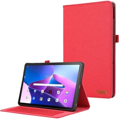 Vsechnonamobil 63921 FABRIC Zaklápěcí obal pro Lenovo Tab M10 5G červený