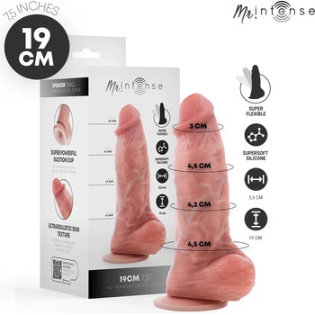 Дилдо с реалистична текстура и гъвкаво тяло, 19см. - Mr. Intense Spencer (D-245073)