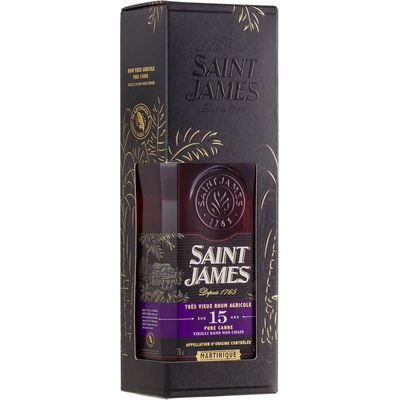 Saint James Vieux 15y 43% 0,7 l (kazeta)