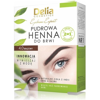 Delia Cosmetics Eyebrow Expert tónovacia farba na obočie 4.0 Brown 4 g