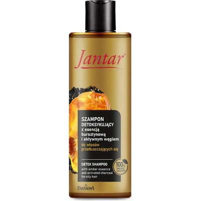 Farmona Natural Cosmetics Laboratory КЕХЛИБАР Детоксикиращ шампоан за мазна коса с Активен въглен Farmona Jantar (FAETJ981290)