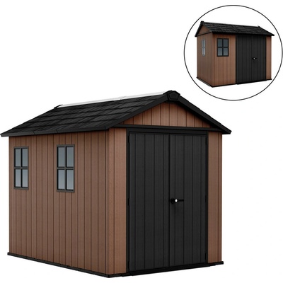 KETER NEWTON PLUS WIDE 9 x 7,5 230 x 287 x 246 cm hnedý 17212879