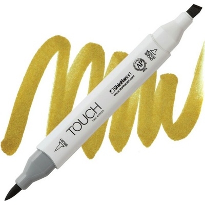 Lihová fixa TOUCH oboustranná Brush & Chisel, Walnut (BR100)