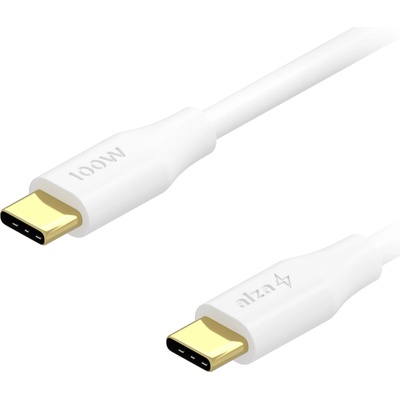 AlzaPower APW-CBCHTCTC22101W USB-C to USB-C 2.0 100 W 1m bílý 2ks