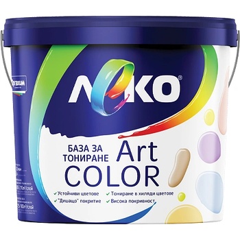 ЛЕКО БАЗА ЗА ТОНИРАНЕ ЛЕКО art color 2.85л ТРАНСПАРЕНТНА (4005001)