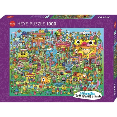 Heye Malůvkové městečko 1000 dílků