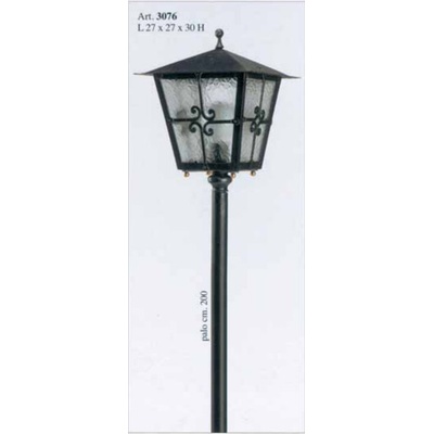 GALBUSERA Venkovní kovaná stojací lampa model 3076